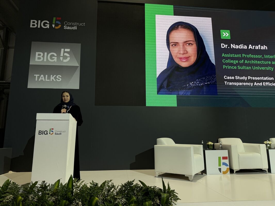 Dr. Nadia Arafah Presents Sustainable Façade Strategies at The Big 5 Construct Riyadh 2026