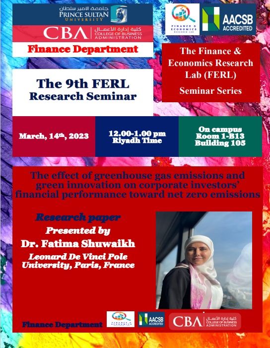 the 9th FERL Research Seminar