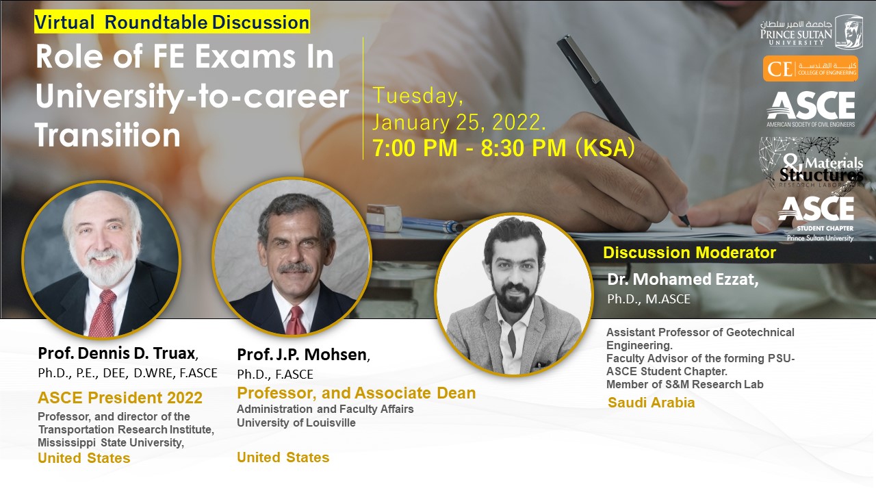Virtual Roundtable Discussion: Role of FE Exams In University-to-career Transition