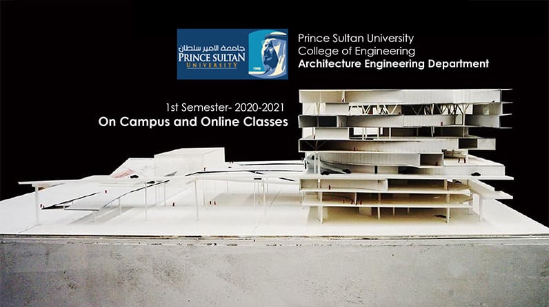 Architecture Department On Campus and Online Classes for 1st Semester 2020 - 2021