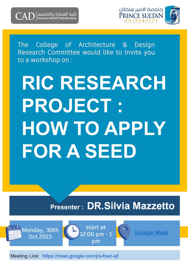 SA-LAB Seminar_01-How To Apply for a Seed Project