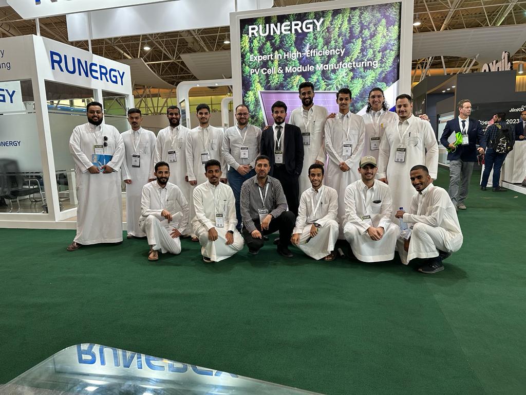 The Communication and Networks department organized a field trip for its students to visit "The Future Energy Show KSA" exhibition.