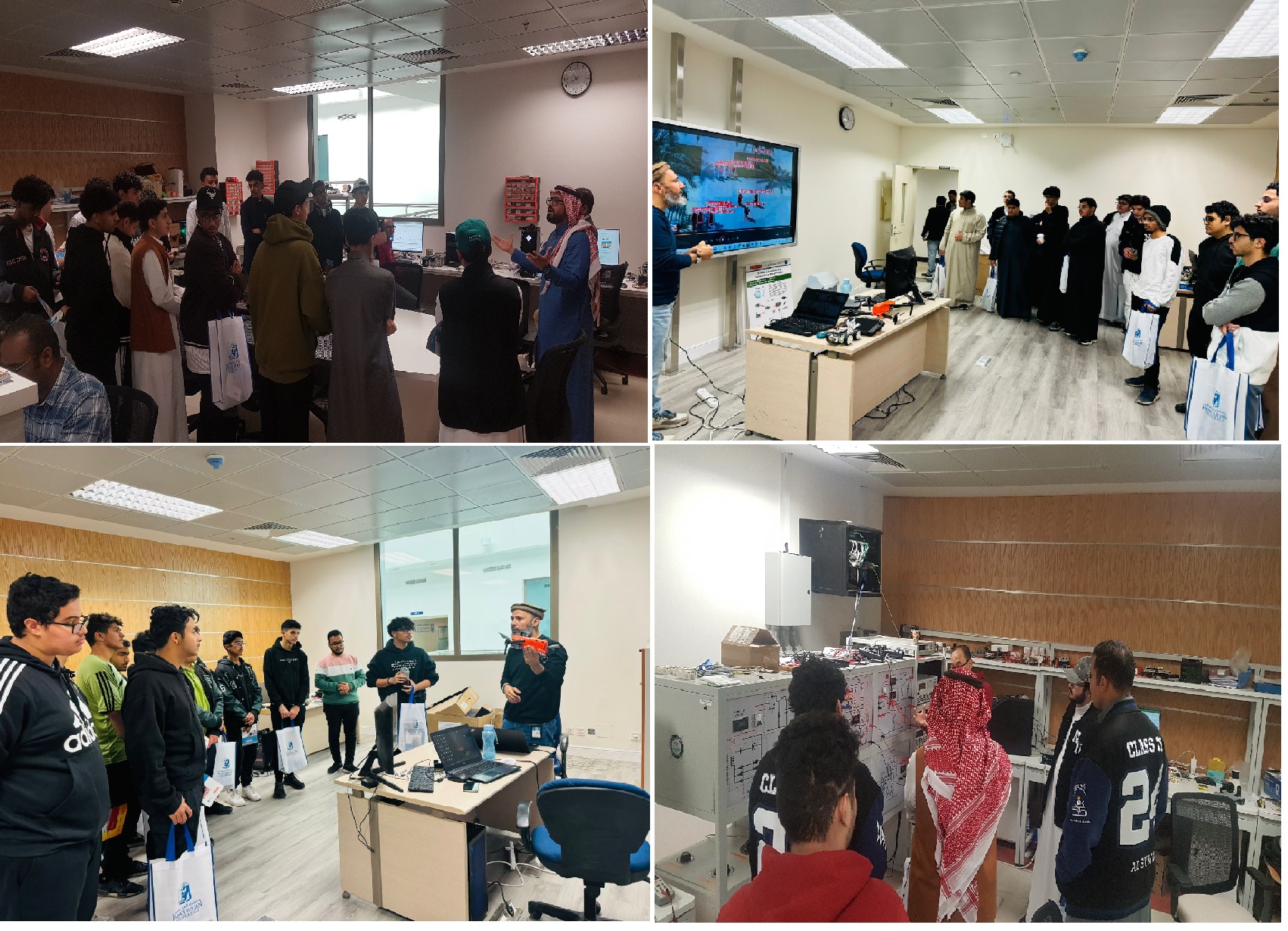 Students from Riyadh Schools Explore Electrical Engineering Laboratories