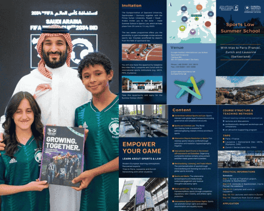 Summer Sports Law Program 2025 – A Unique Opportunity for Prince Sultan University Law Students Only! ⚖️🌍