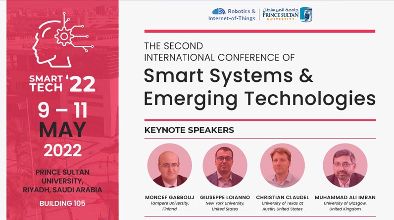 SmartTech 2022 An International Conference on Smart Systems and Emerging Technologies
