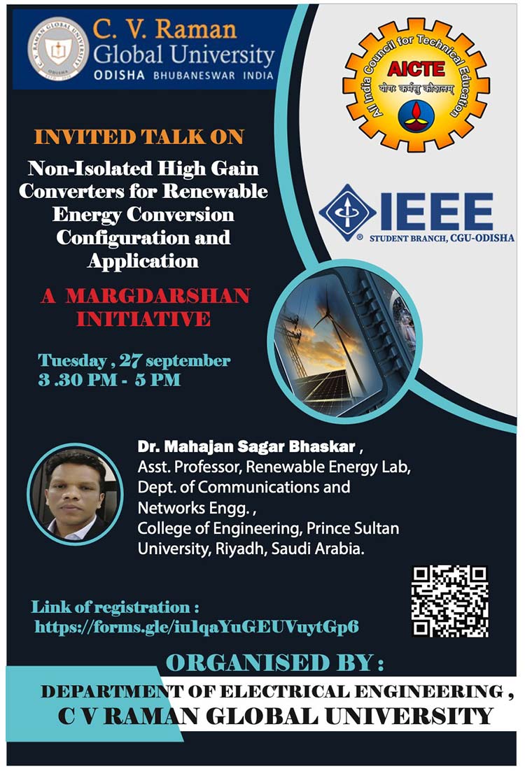 Invited talk on Non-Isolated High Gain Converters for Renewable Energy Conversion Configuration and Application
