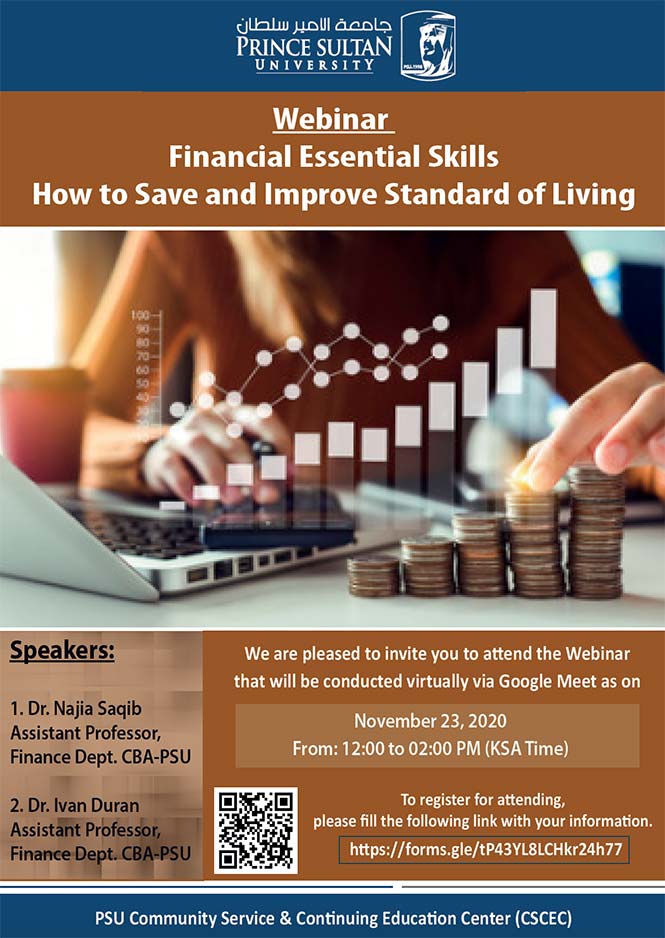 Webinar: Financial Essential Skills on How to Save and Improve Standard of Living
