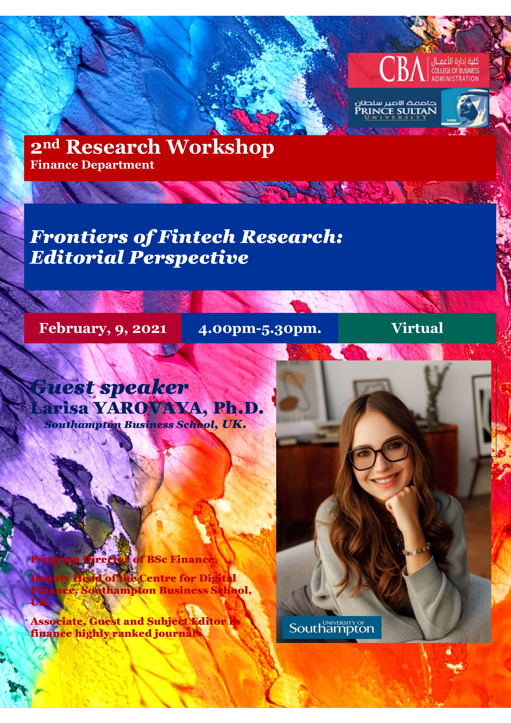 2nd Finance Research Workshop