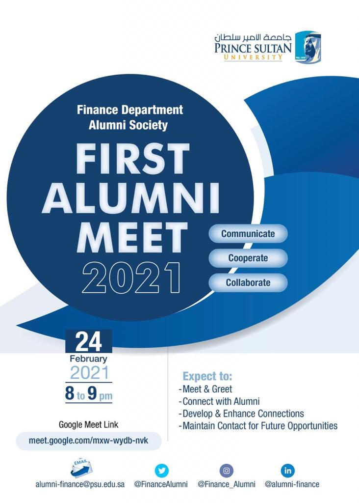 Finance Department Alumni Meet