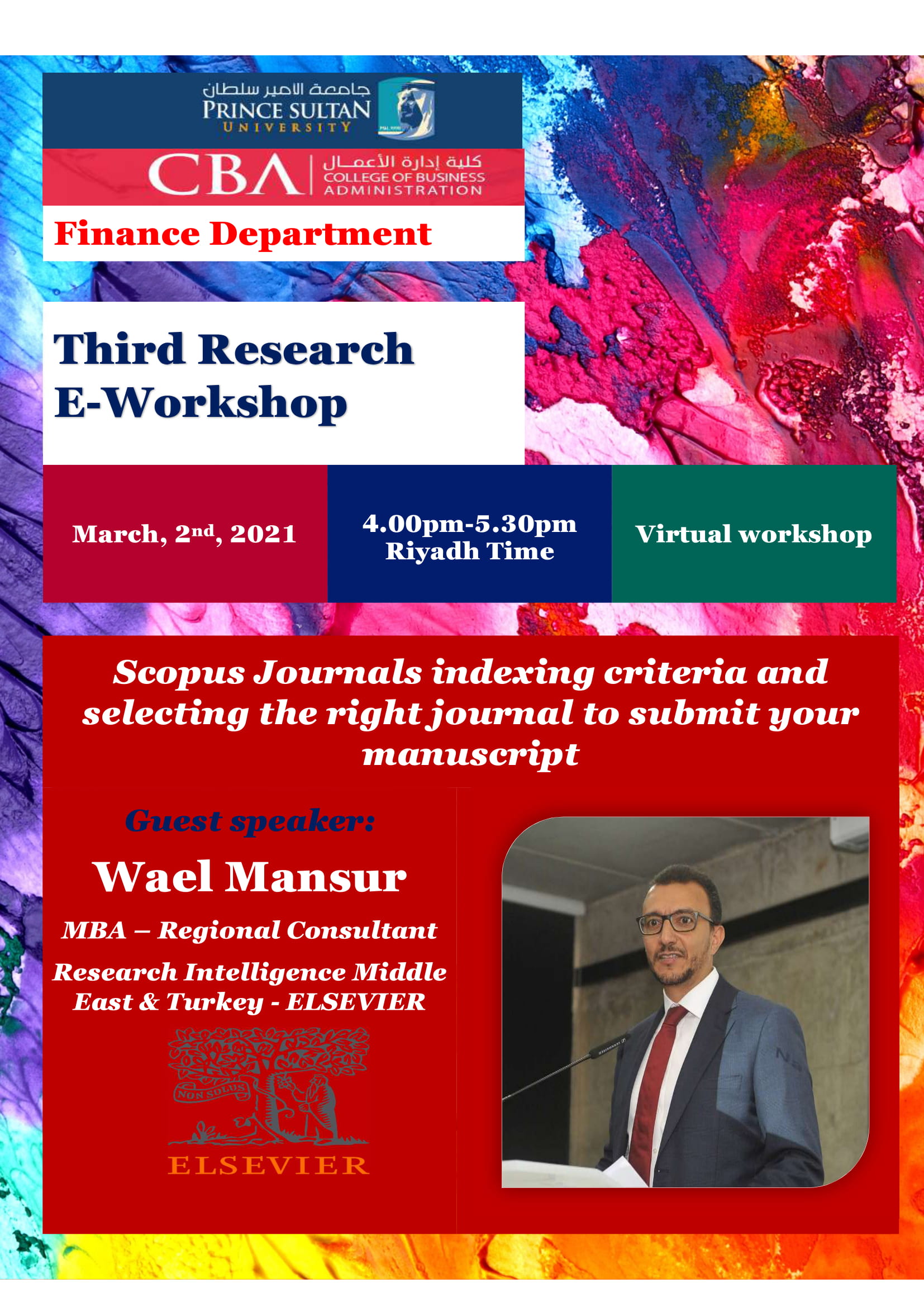 3rd Finance Department Research Workshop