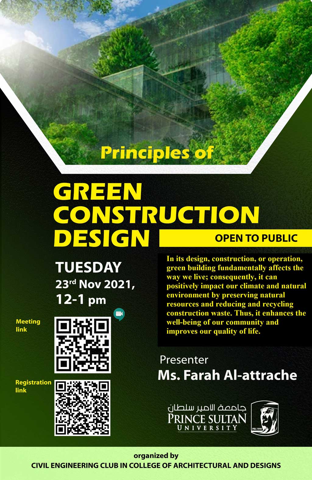 Principles of green construction design