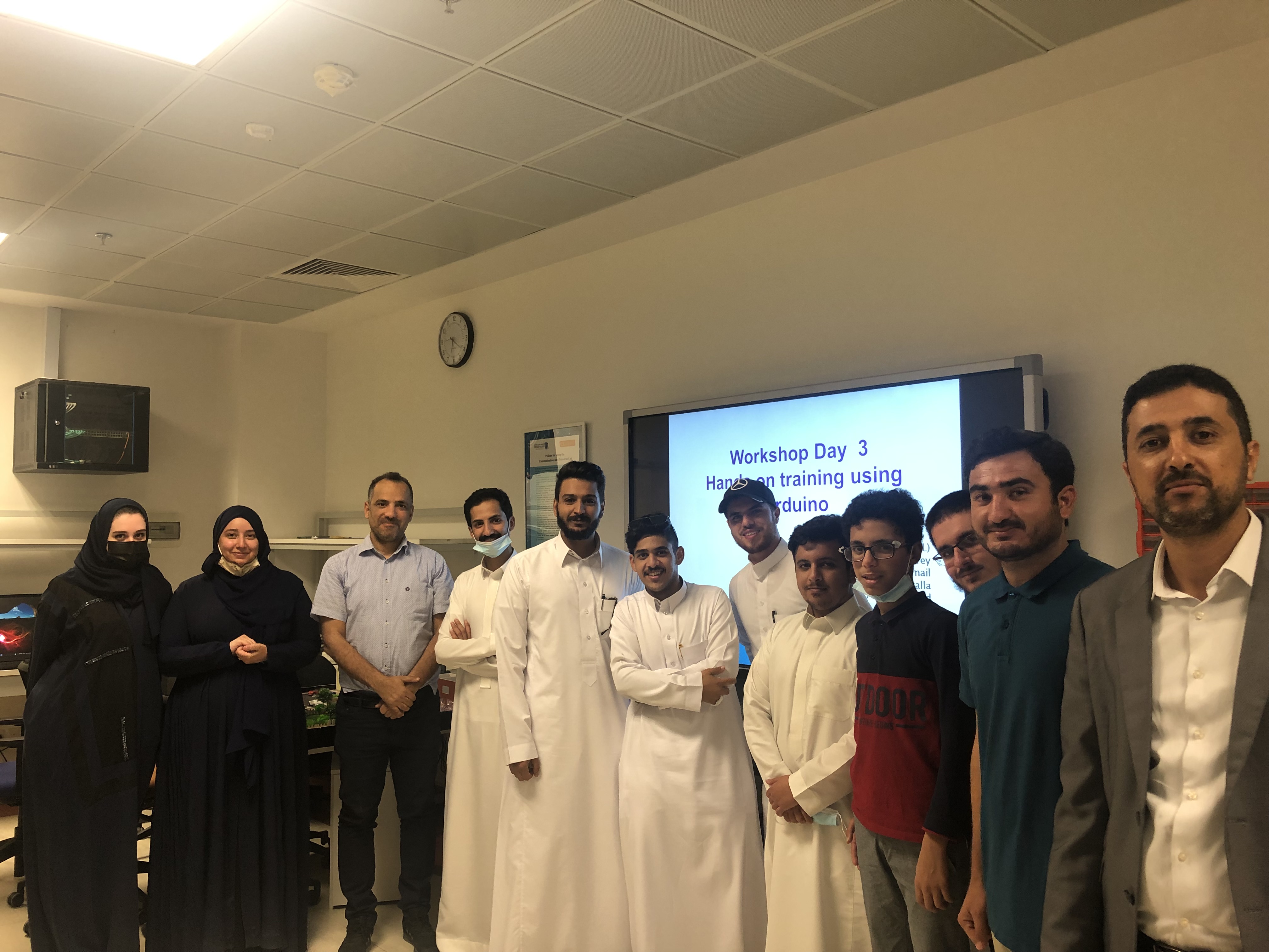 Smart Systems Engineering Lab (SSEL) organized Three days’ Workshop “HANDS-ON TRAINING USING ARDUINO”